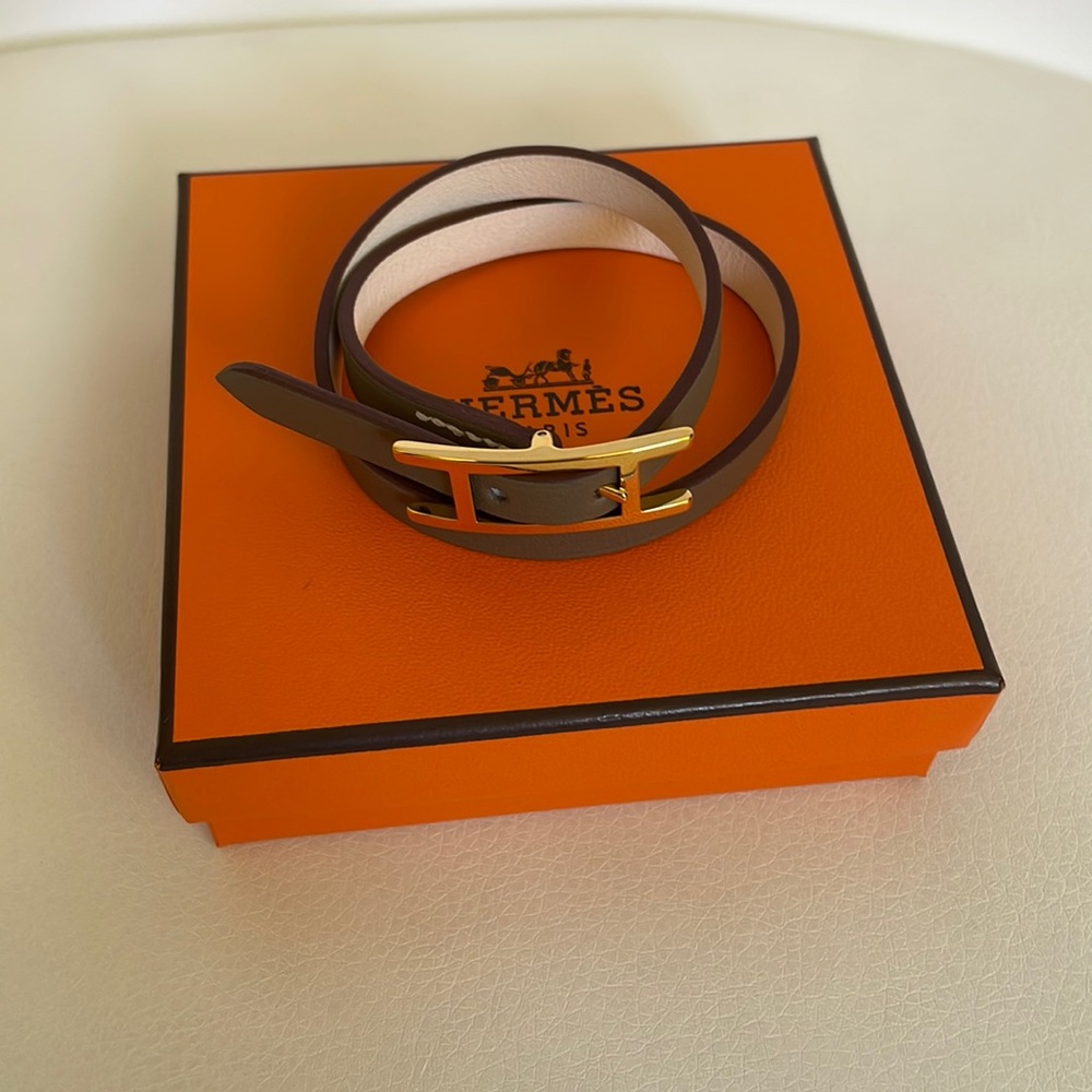 Hermes Behapi Double Tour Bracelet - image 1